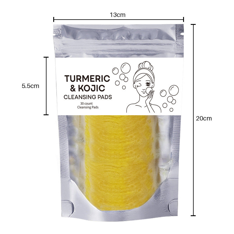 Turmeric Exfoliating Cleansing Pads Compressed Facial Sponges Skin Care Tools For Face Clogged Pores Excess Oil Cleansing Turmeric Exfoliating Cleansing Pads Compressed Facial Sponges Skin Care Tools For Face Clogged Pores Excess Oil Cleansing